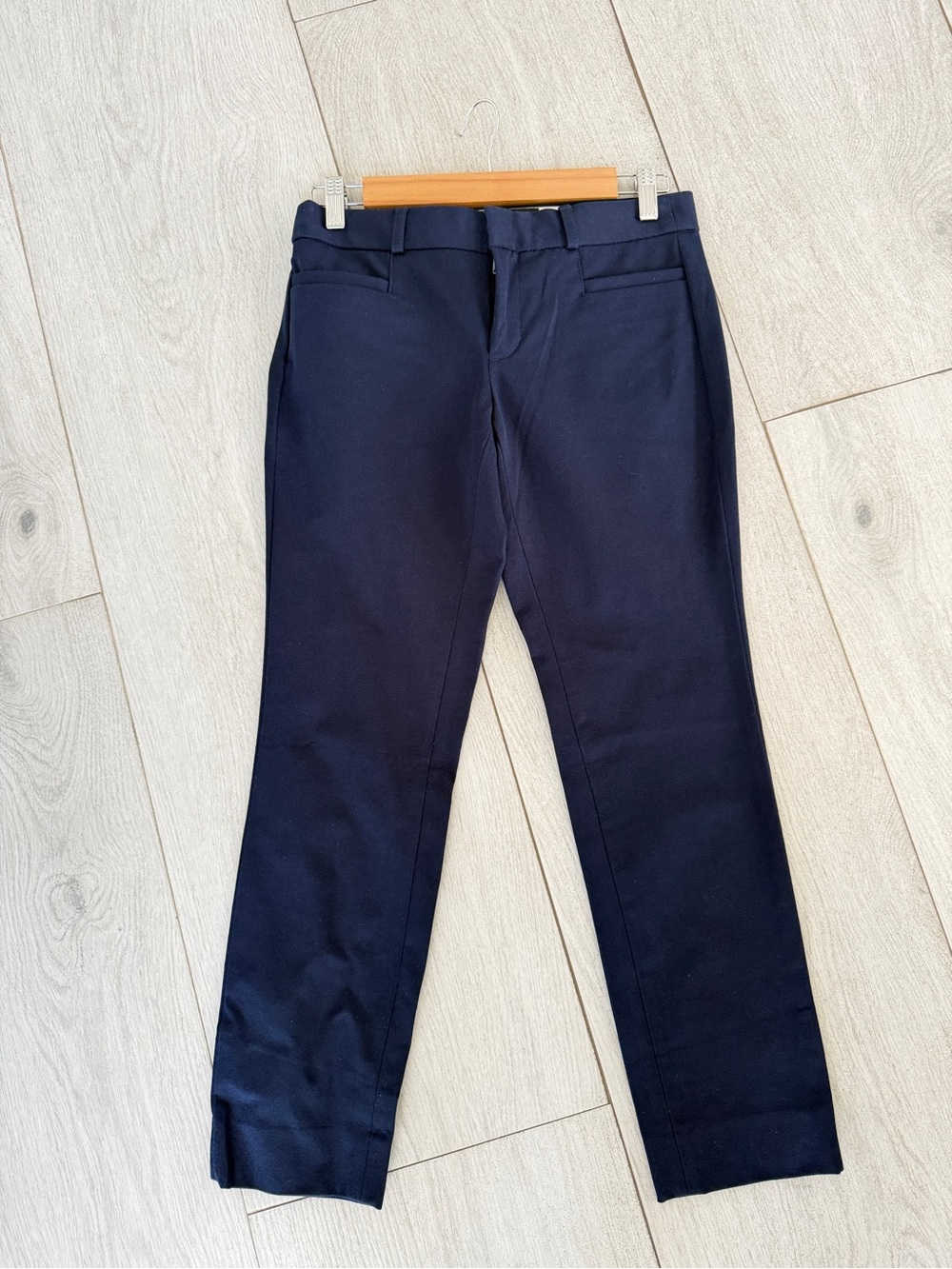 Banana Republic Navy Dress Pants Size 0P NWT Slim Straight Petite